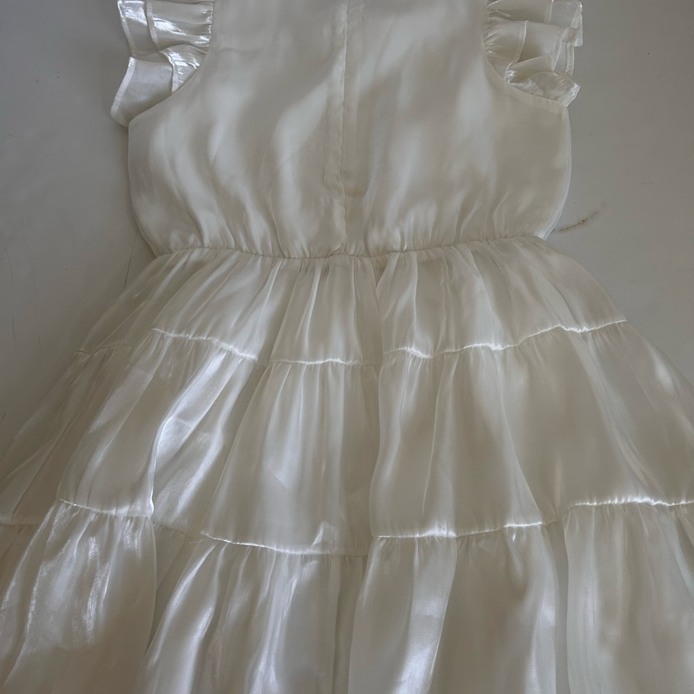 TCEC Cream Ruffle Sleeve Mini Dress - Picture 4 of 8